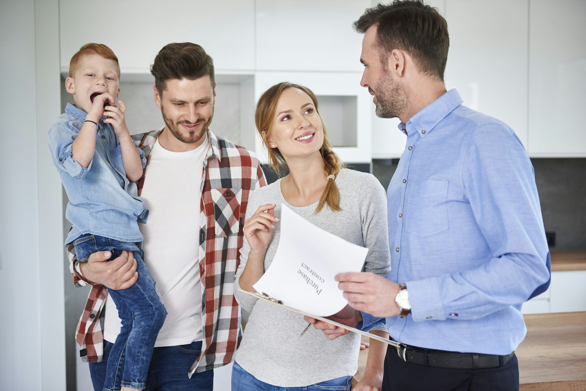 First time home buyers working with Joseph DeVito of Keller Williams Realty